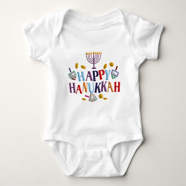 Camiseta Happy Hanukkah (Frente)