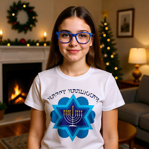 Camiseta Happy Hanukkah