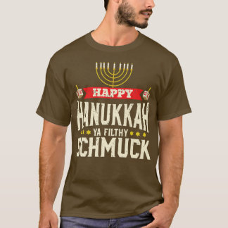 Camiseta Happy Hanukkah Ya Suthy Schmuck Engraçado Judeu Ho