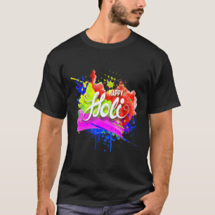 Camiseta Happy Holi 2022 India Colors Primavera Festival Hi