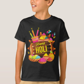 Camiseta Happy Holi Festival Powder 2022 India Colors Hindu
