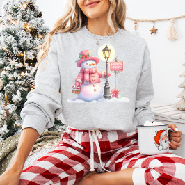 Camiseta Happy Holidays Snowman Sweatshirt