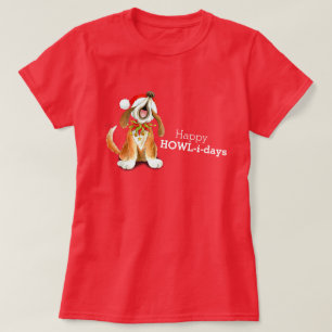 Camiseta Happy Howl-i-days Canto de Natal