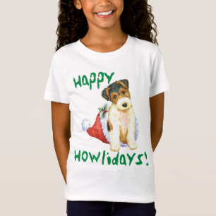 Camiseta Happy Howliday Wire Fox Terrier