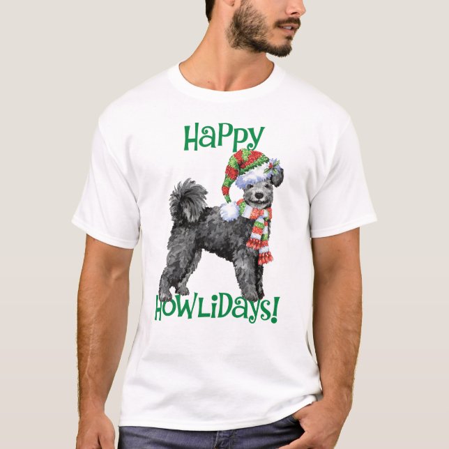 Camiseta Happy Howlidays Pumi (Frente)