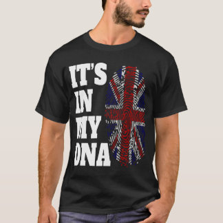 Camiseta Happy It's In My DNA Flag Reino Unido