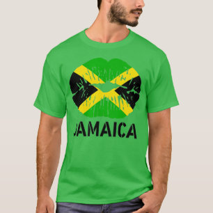 Camiseta Happy Jamaica 60º Dia de Independência Lábios jama