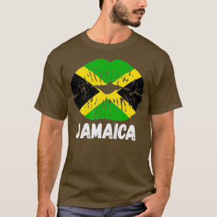 Camiseta Happy Jamaica 60º Dia de Independência Lábios jama