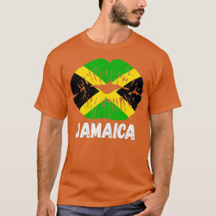 Camiseta Happy Jamaica 60º Dia de Independência Lábios jama
