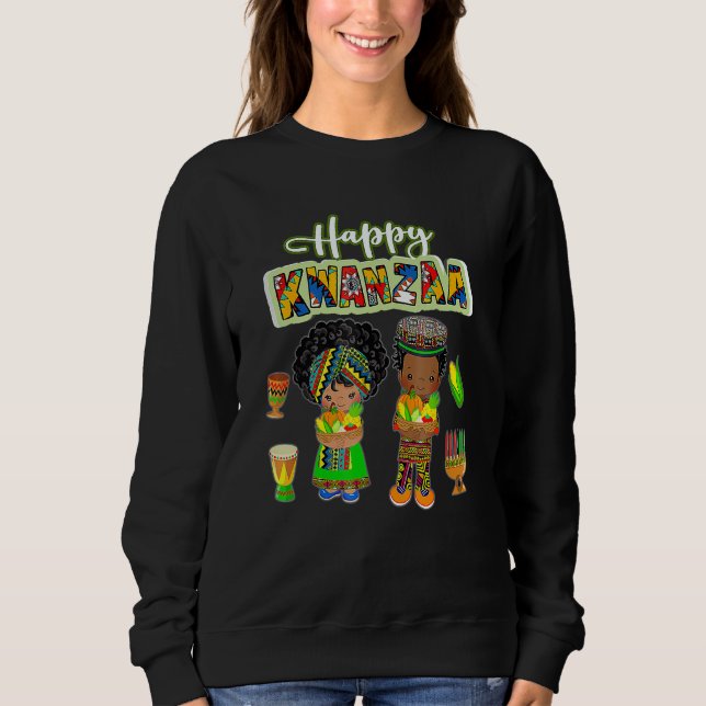 Camiseta Happy Kwanzaa 7 Principles Of Kwanzaa December 26  (Frente)