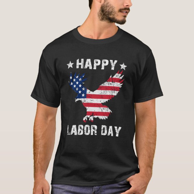 Camiseta Happy Labor Day Men Women Kids Swea (Frente)