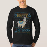 Camiseta Happy Lamakah Funny Judeu Hanukkah Lama Gift<br><div class="desc">chanukah, Lamakah, hanukkah, dreidel, jedesejo, feio, suéter, lama, natal, tricotado</div>