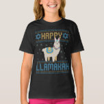 Camiseta Happy Lamakah Funny Judeu Hanukkah Lama Gift<br><div class="desc">chanukah, Lamakah, hanukkah, dreidel, jedesejo, feio, suéter, lama, natal, tricotado</div>