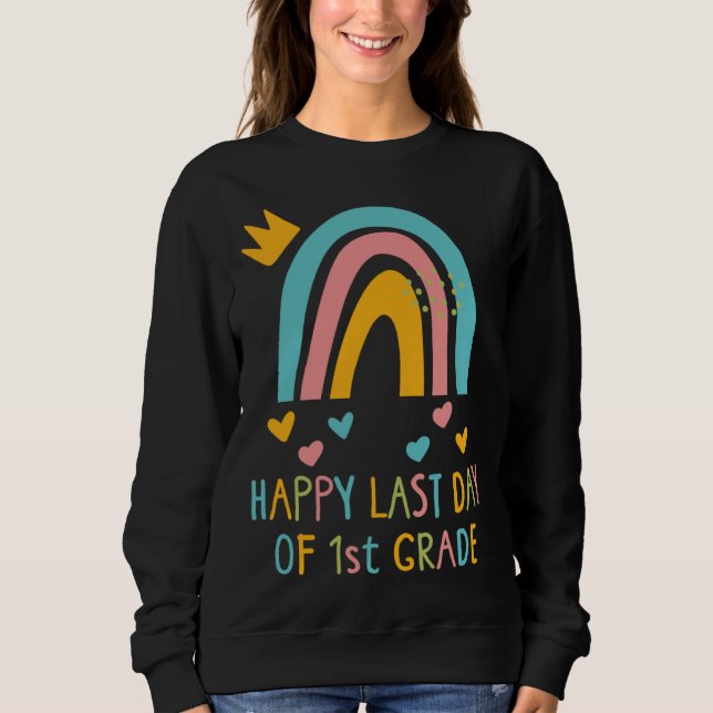 Camiseta Happy Last Day Of 1st Grade Last Day Of School Rai (Frente)