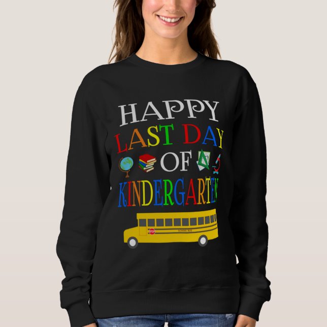 Camiseta Happy Last Day Of Kindergarten 2023  Teachers Stud (Frente)
