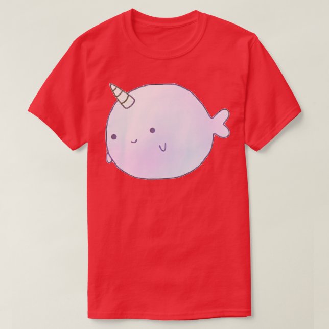 Camiseta Happy Little Narwal (Frente do Design)