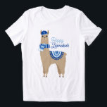 Camiseta Happy Llamakah Funny Hanukkah<br><div class="desc">Festivo personalizado design Hanukkah.</div>