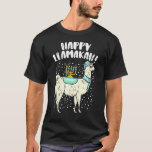 Camiseta Happy Llamakah Llama Menorah Hanukkah Chanukah jud<br><div class="desc">Feliz Llamakah Llama Menorah Hanukkah Chanukah judeus Mulheres</div>