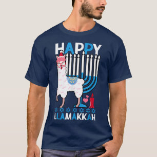 Camiseta Happy Llamakkah Llama Hanukkah Funny