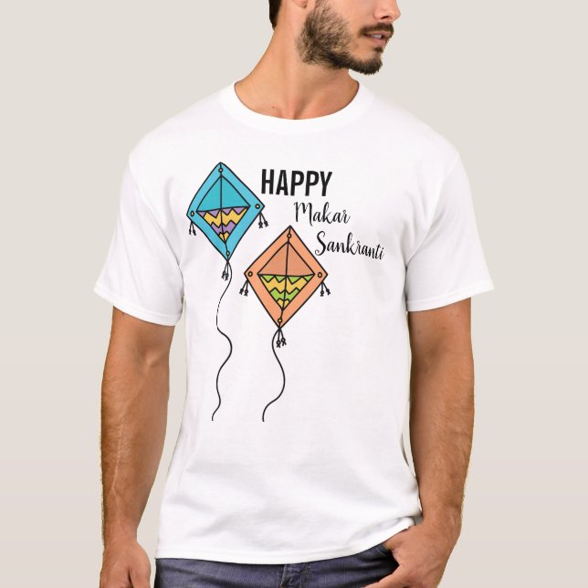 Camiseta Happy Makar Sankranti (Frente)
