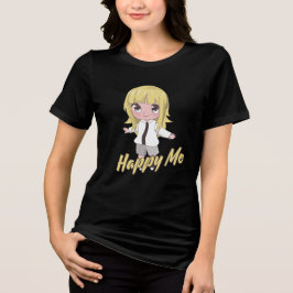 Camiseta Happy Me Chibi-Anime