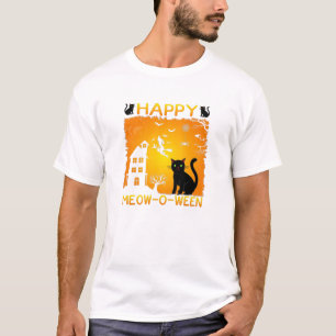 Camiseta Happy Meow-O-Ween