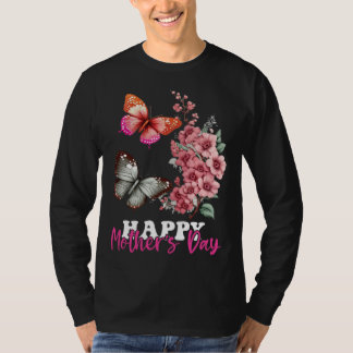 Camiseta Happy Mother s Day 2023 Mothers Day Butterfly Mom 