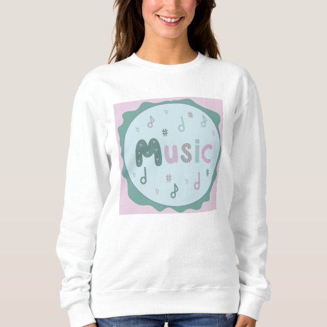 Camiseta happy music  (Frente)