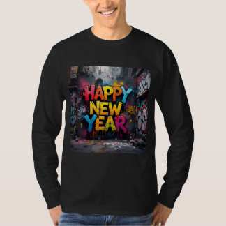 Camiseta Happy new year
