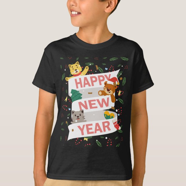 Camiseta Happy new year (Frente)