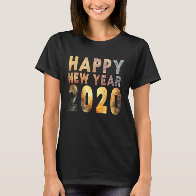 Camiseta Happy New Year 2020 (Frente)