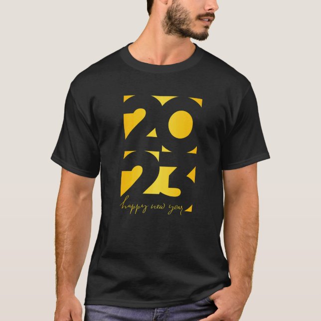 Camiseta Happy New Year 2023 New Years Eve Party Supplies N (Frente)