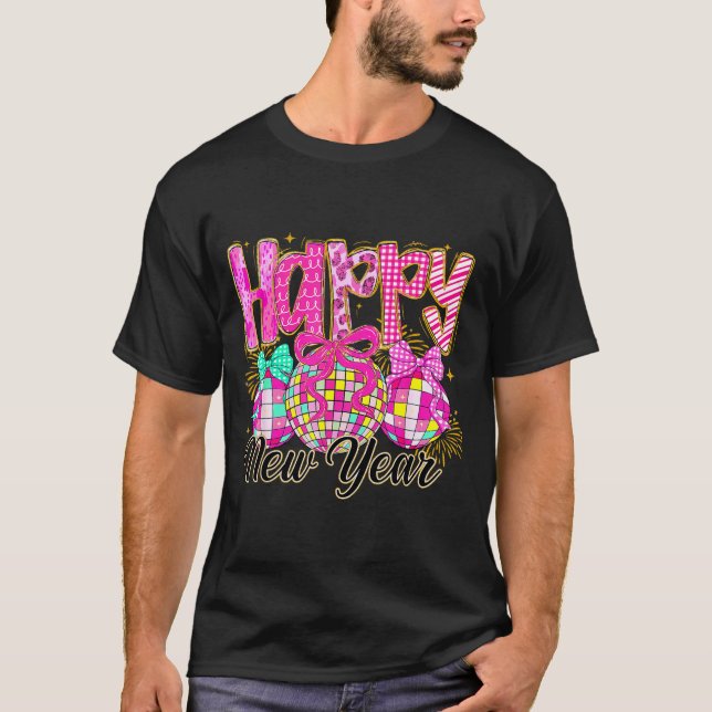 Camiseta Happy New Year 2026 Family Celebration New Years E (Frente)