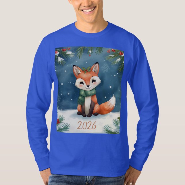 Camiseta happy new year 2026 long sleeve shirt (Frente)