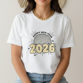 Camiseta Happy New Year T-shirt, New Year 2026 shirt