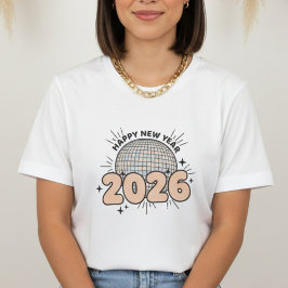 Camiseta Happy New Year T-shirt, New Year 2026 shirt