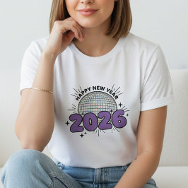 Camiseta Happy New Year T-shirt, New Year 2026 shirt