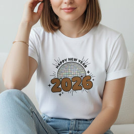 Camiseta Happy New Year T-shirt, New Year 2026 shirt
