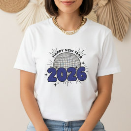 Camiseta Happy New Year T-shirt, New Year 2026 shirt
