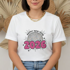 Camiseta Happy New Year T-shirt, New Year 2026 shirt