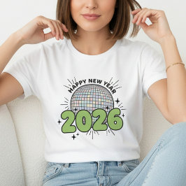 Camiseta Happy New Year T-shirt, New Year 2026 shirt