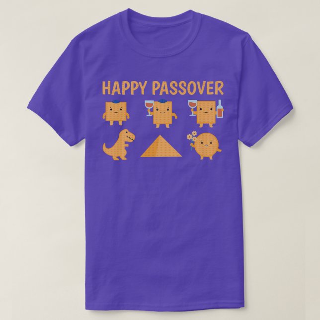 Camiseta Happy Passover Afikoman Matzo  (Frente do Design)