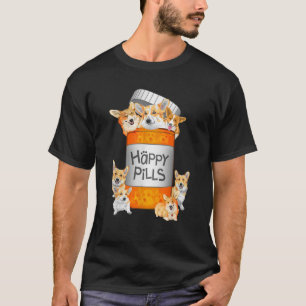 Camiseta Happy Pills Corgi T shirt