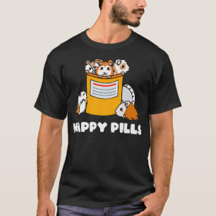 Camiseta Happy Pills Guinea Pig Funny Cute Guinea Pig Premi