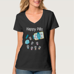 Camiseta Happy Pills Raccoon Cute