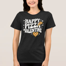 Camiseta Happy Pizza Valentine Funny Pizza Love Design