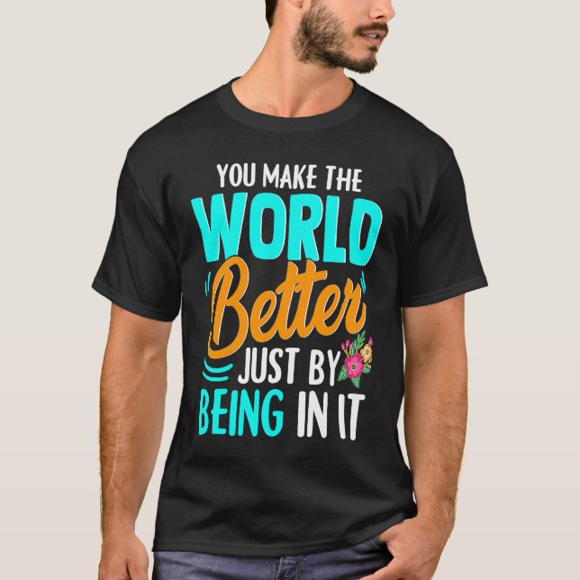 Camiseta Happy Positive Friendship Compliment (Frente)