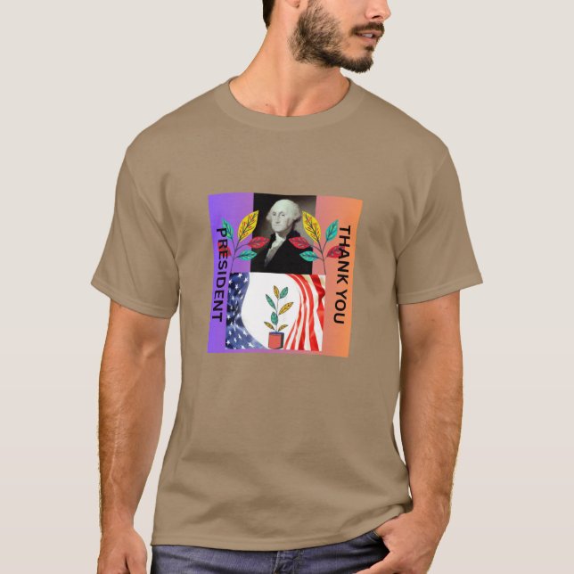 CAMISETA HAPPY PRESIDENT DAY OF THE AMERICA (Frente)