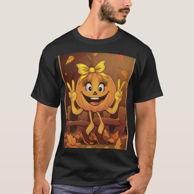 Camiseta Happy pumpkin. (Frente)