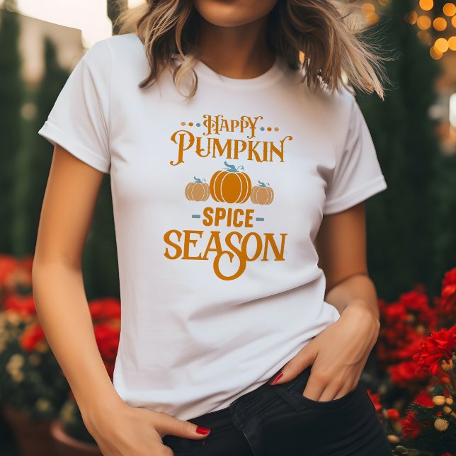 Camiseta Happy Pumpkin Spice Season (Criador carregado)